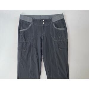KUHL Women's Flex Waist Stretch Nylon Cargo Hiking, Climbing Pants. 12R, EUC!